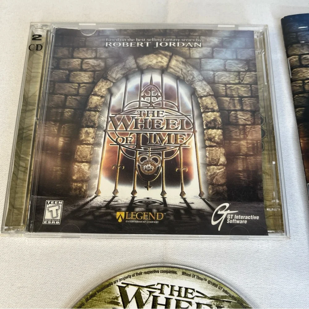The Wheel of Time (PC CD-ROM 1998) 2 Disc Set Great Condition W/  Manual